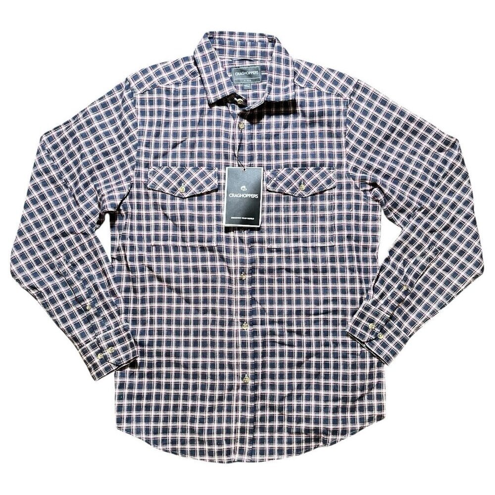 Craghoppers Men's Kiwi LS‎ Check Flannel Shirt Small NWT